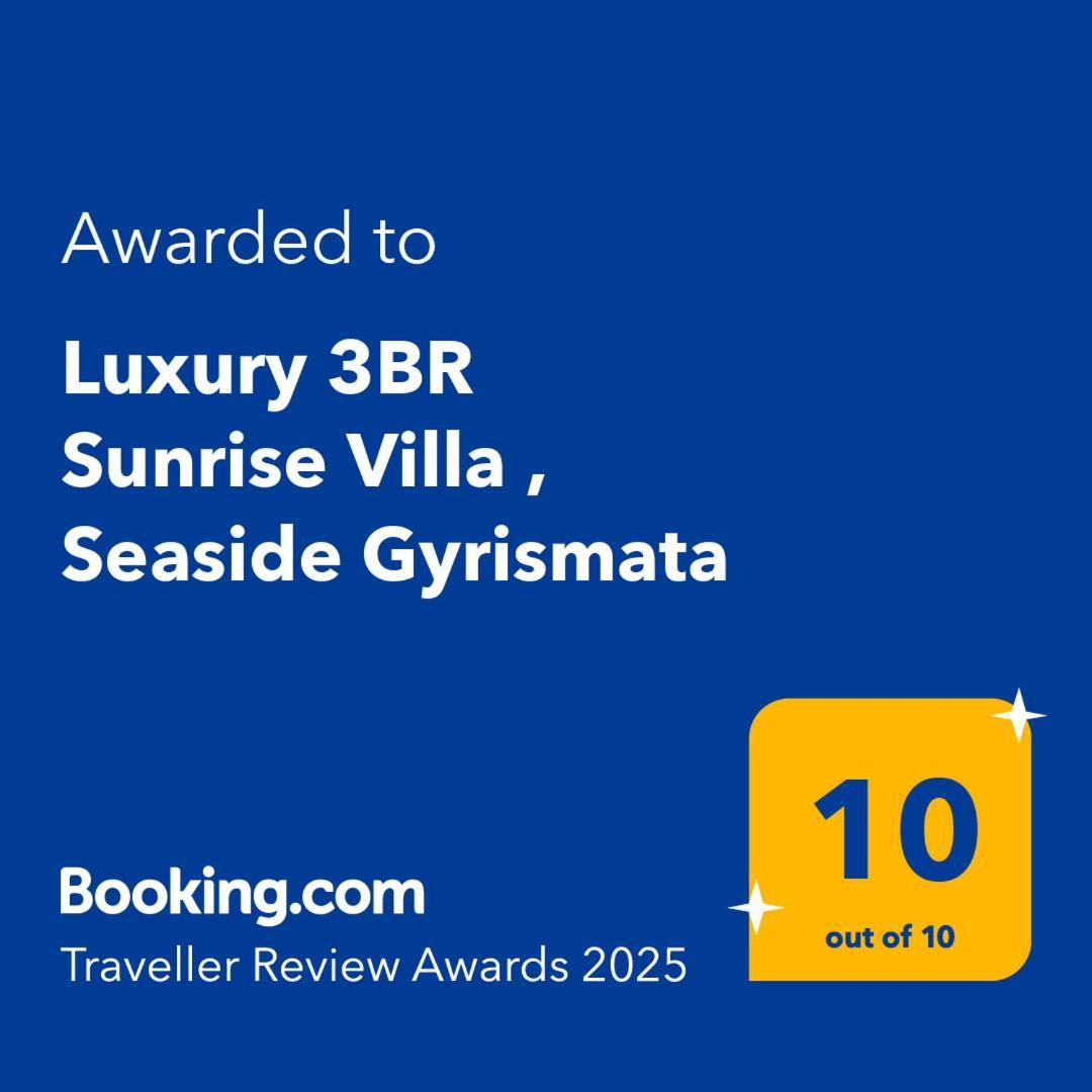 Luxury 3BR Sunrise Villa , Seaside Gyrismata Skyros Exterior foto